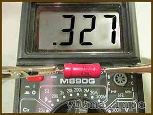 Измерение номинала резистора
