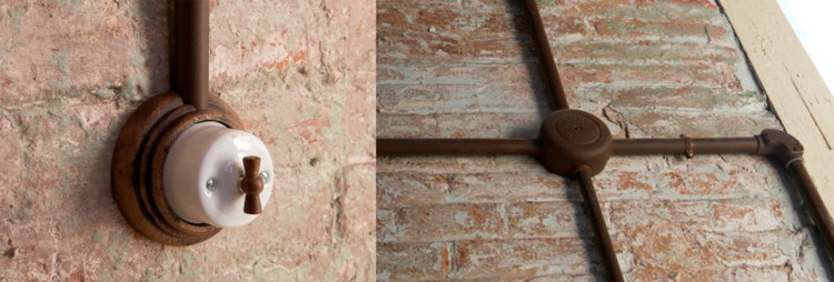 Ретро проводка в деревянном доме своими руками (фото, видео)