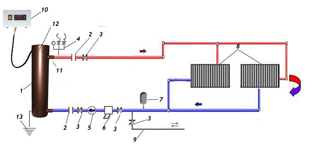 Схема подключения циркуляционного насоса