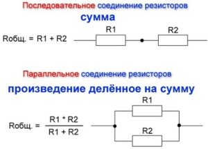 Сила тока через резистор