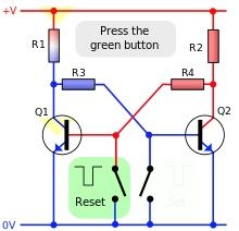 Триггер Шмитта на транзисторах