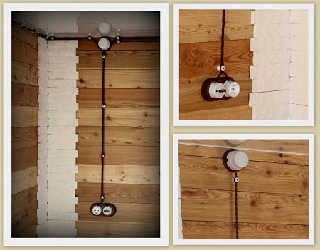Наружная проводка в деревянном доме: монтаж проводов