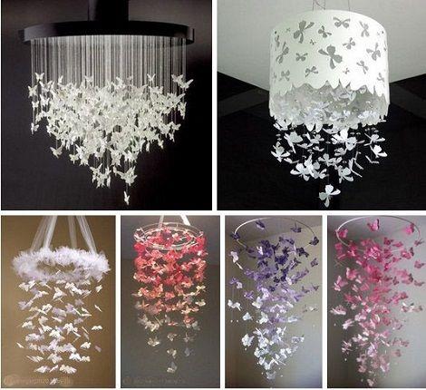 10 Потрясающих светильников из бумаги