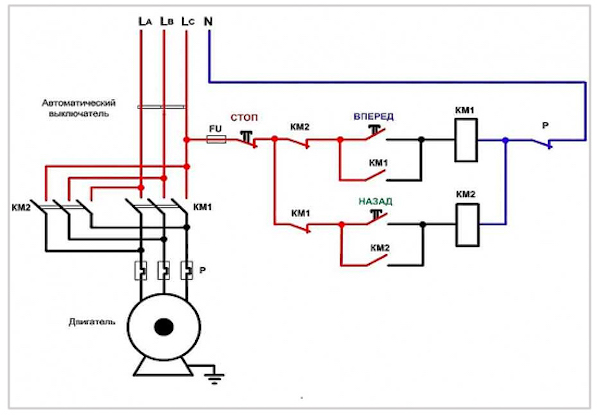 Как подключить 3-х фазный двигатель от однофазной сети