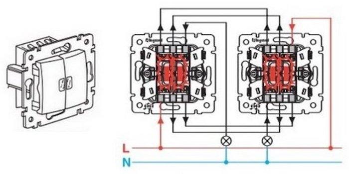 Что такое проходной выключатель и где он применяется
